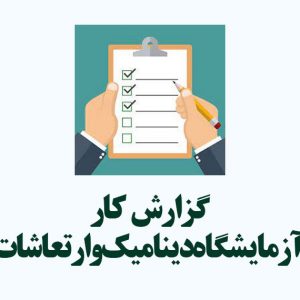 گزارش كار آزمايشگاه ديناميك و ارتعاشات- پاور بیست